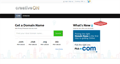 Desktop Screenshot of cpanel.creativeon.com
